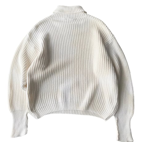 1990's "ORVIS" Turtle necked cotton knit sweater
