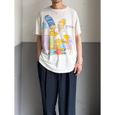 1980's-1990's "THE SIMPSONS" Damaged Printed Tee