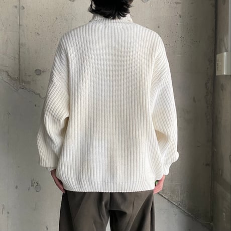 1990's "ORVIS" Turtle necked cotton knit sweater