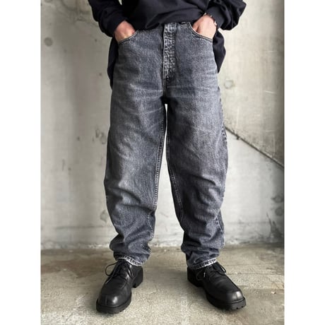 1990's "Levi's" BELGIUM made black denim pants