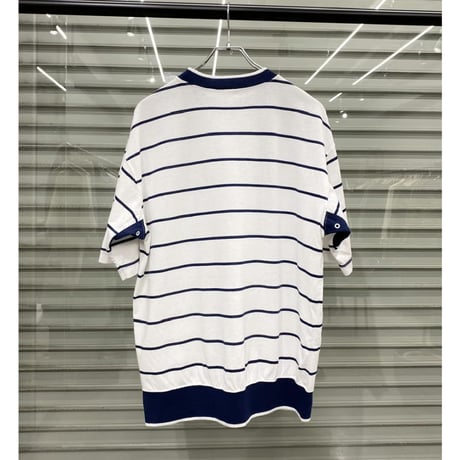 1980's "Jantzen SPORT" Stripe pattern Tee