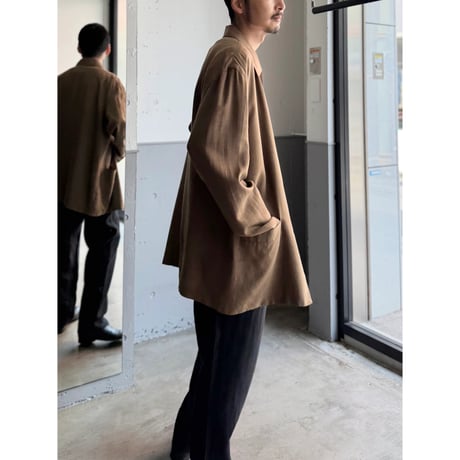 1990's"DANA BUCHMAN"  Silk fabric 3pocket jacket
