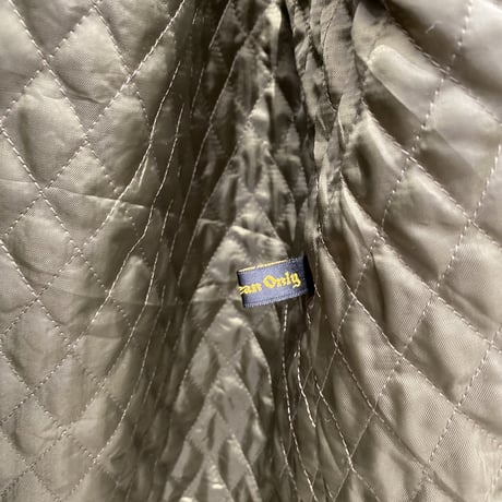 1990's-2000's Stand-collar zip up wool jacket