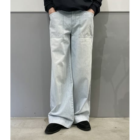 2000's "LAUREN JEANS" Wide silhouette denim sailor pants