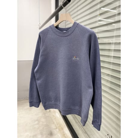 1990's EURO "FRUIT OF THE LOOM" Sun faded sweat shirt (NVY)