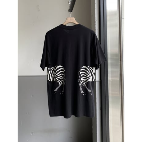 1980's〜1990's "M.ECKLER" ZEBRA Printed Tee