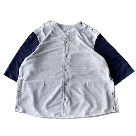 Detachable design 2tone color shirt