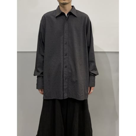 2000's Bamboo blended fabric long sleeve shirt