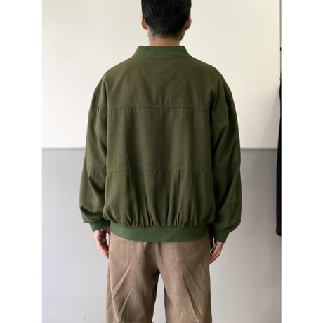 1990's Silk fabric zip up light jacket