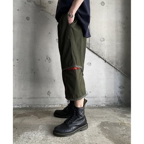 2000's "Reebok" zip pocket design short pants