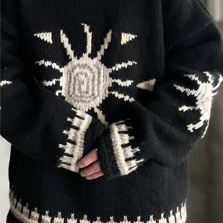 1990's Hand made Ecuador knit sweater