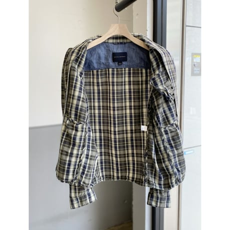2000's "BANANA REPUBLIC" Linen × Cotton Fabric Sports Jacket