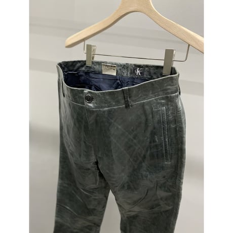 1990's-2000's "Calvin Klein" Leather Pants