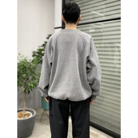 (DEAD STOCK) 1990's Front-V Raglan Sleeve Sweat Shirt