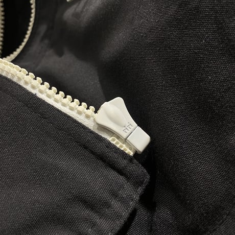 1970's BELGIUM MADE Black & White Zip Up Jacket