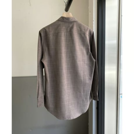 1990's "Calvin Klein" Plaid patterned open collar shirt