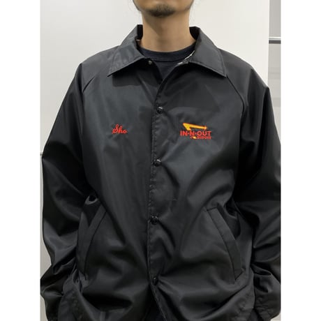 1980's "IN-N-OUT BURGER" Embroidery logo design nylon jacket