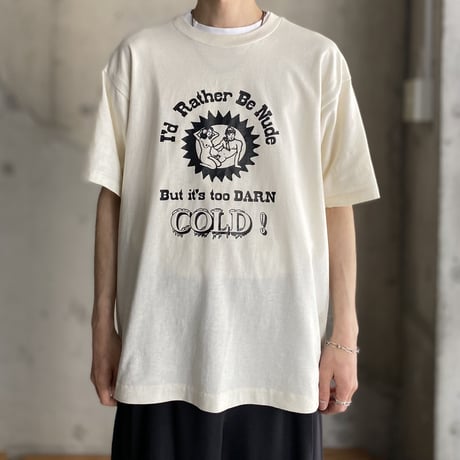 1990's Nude printed tee