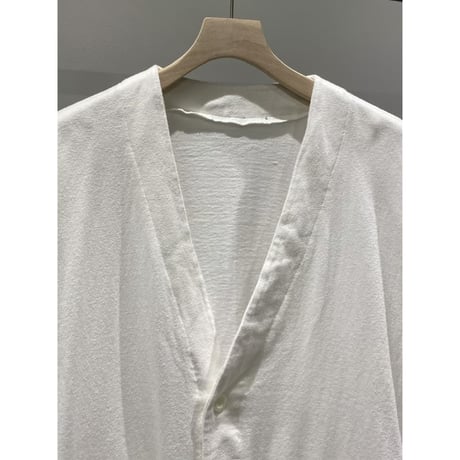 1980's-1990's Wide silhouette white color cardigan