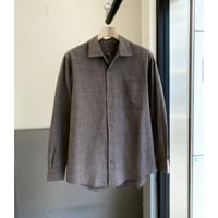 1990's "Calvin Klein" Plaid patterned open collar shirt