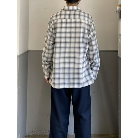 1990's "pierre cardin" plaid patterned long sleeve shirt