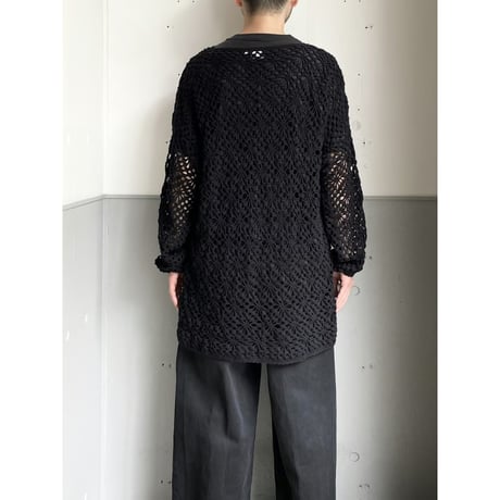 1990's Cotton Crochet pullover knit