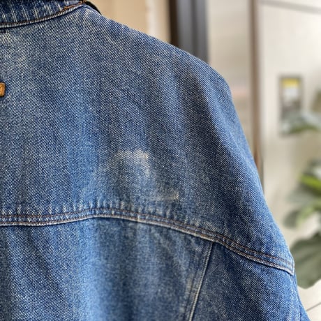1980's-1990's "TOGETHER" Leather Switching Design Denim Jacket