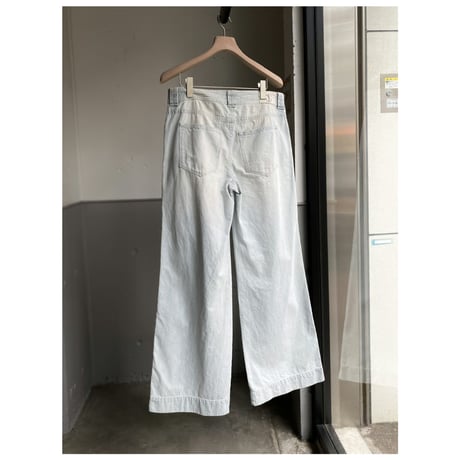 2000's "LAUREN JEANS" Wide silhouette denim sailor pants