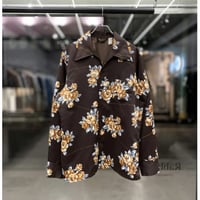 1970's "Mr.Jan" Floral printed open-collar shirt