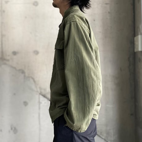 1940's-1950's U.S.ARMY M-47 HBT utility shirt