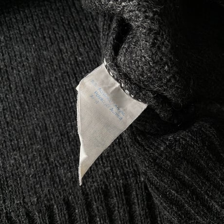 1990's-2000's PORTUGAL made switching design half zip knit sweater
