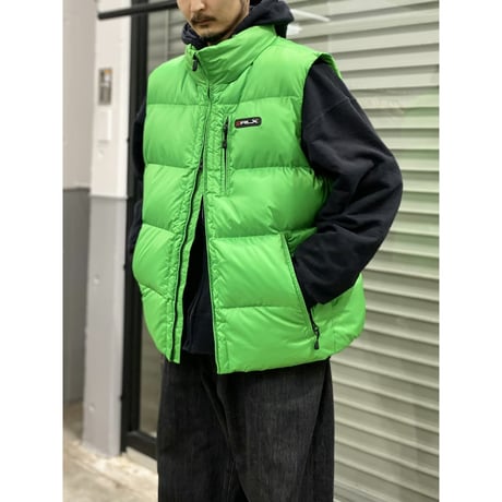 "RLX" Bright color down vest