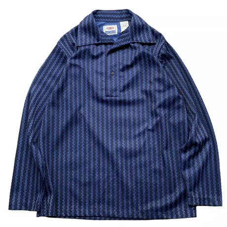 2000's Poly jacquard pullover shirt