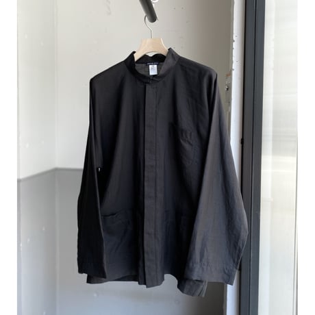 "Bleu de Chine" Ramie fabric 3pocket shirt