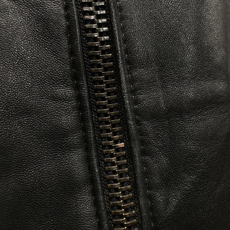 80s 90s black leather drizzler jacket 短丈 80s 90s black leather drizzler jacket 短丈 - メルカリ