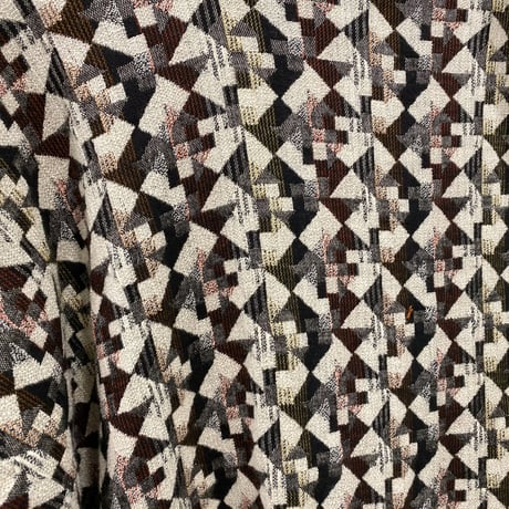 1980's-1990's "JHANE BARNES" Cotton / Rayon jacquard fabric knit sweater