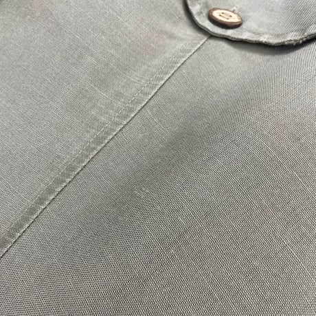 1980's-1990's "ELISABETH A LIZ CLAIBORNE" Linen / Rayon fabric safari jacket