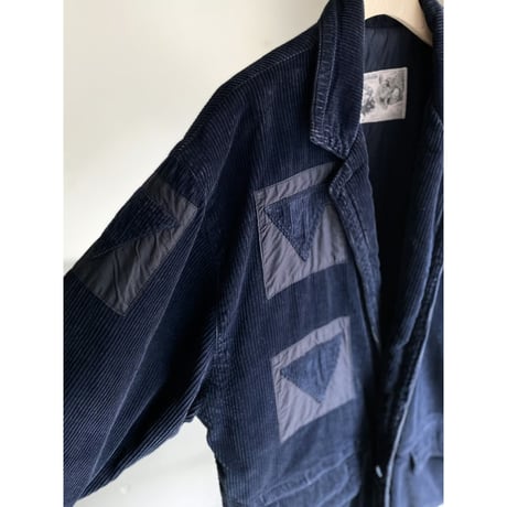 1980's "NAFNAF" Wide wale corduroy padding jacket