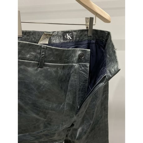 1990's-2000's "Calvin Klein" Leather Pants