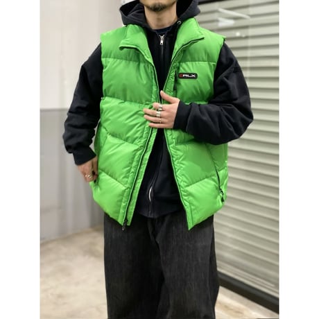 "RLX" Bright color down vest