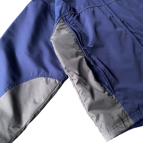 2000's "Microsoft" Embroidery logo design 2tone color jacket