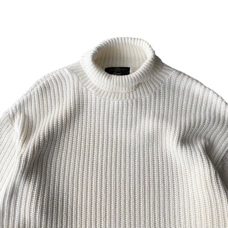 1990's "ORVIS" Turtle necked cotton knit sweater