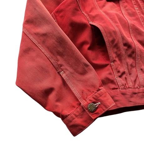 2000's Sun faded cotton trucker jacket