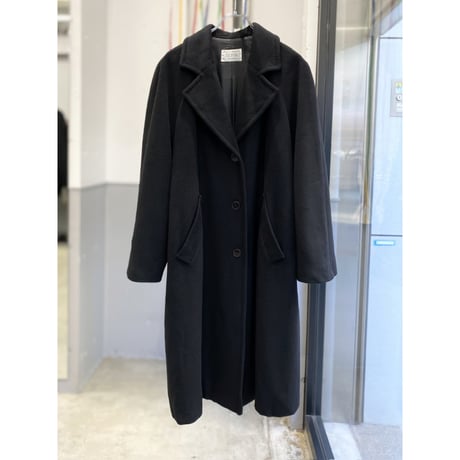 1980's-1990's Cashmere blend wool long coat