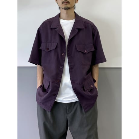 1990's "Alan Goouch" 4pocket short sleeve jacket