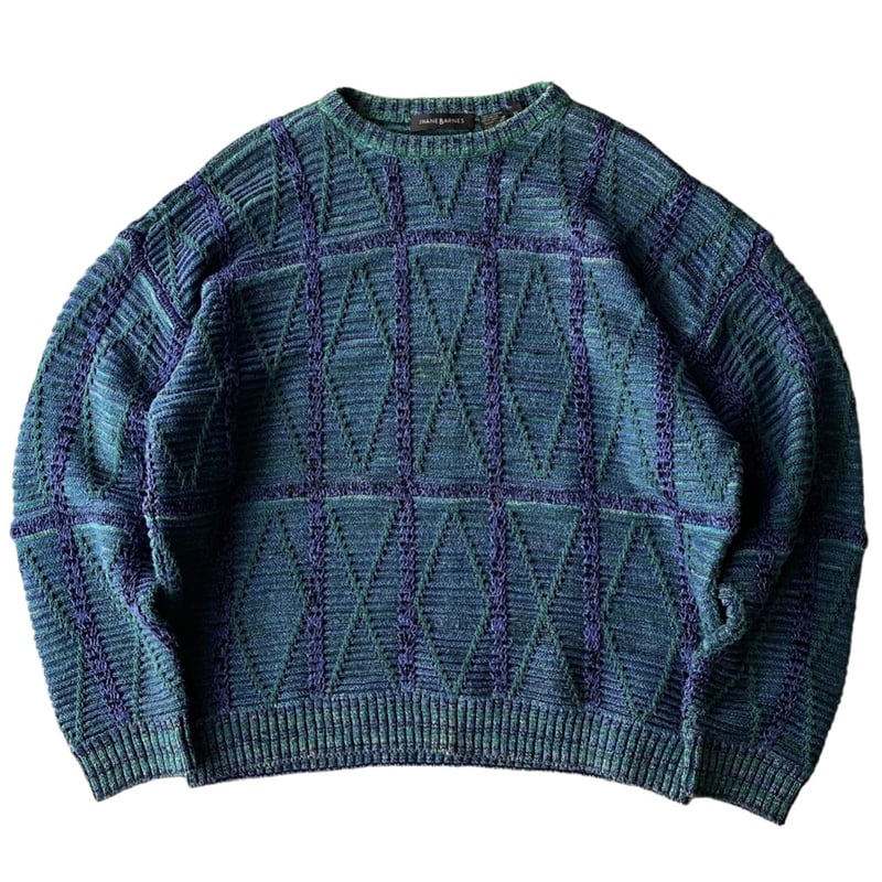 90s JHANE BARNES コットンラミー ニット セーター USA古着 90s JHANE BARNES コットンラミー ニット セーター USA古着