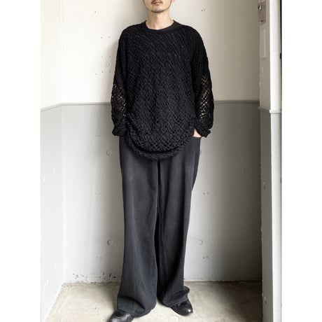 1990's Cotton Crochet pullover knit
