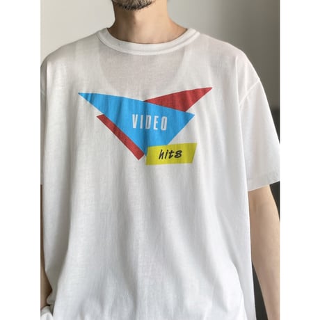 1980's "VIDEO hits" Printed Tee