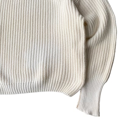 1990's "ORVIS" Turtle necked cotton knit sweater