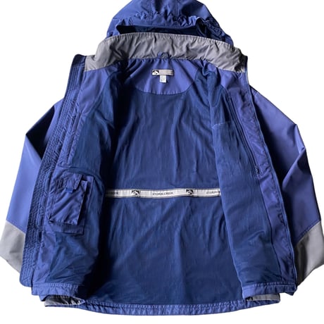 2000's "Microsoft" Embroidery logo design 2tone color jacket